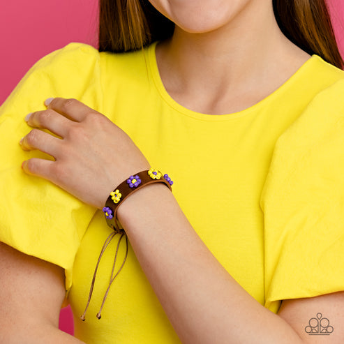 Flowery Frontier Purple Urban Bracelet (Orange 1155)