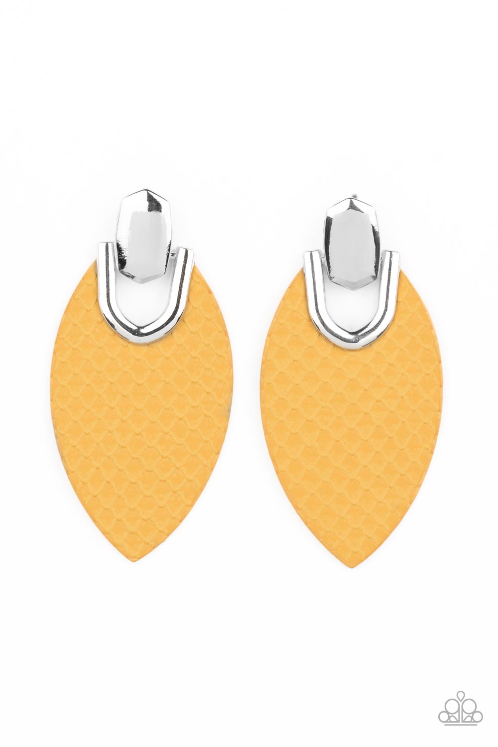 Wildly Workable Yellow Earrings (Orange 1958)