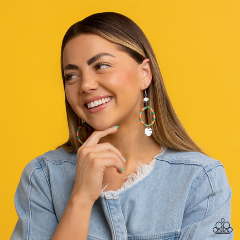 Cayman Catch Multi Earrings (Orange 1486)