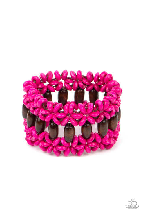 Hawaii Haven Pink Bracelet (Orange 1373)