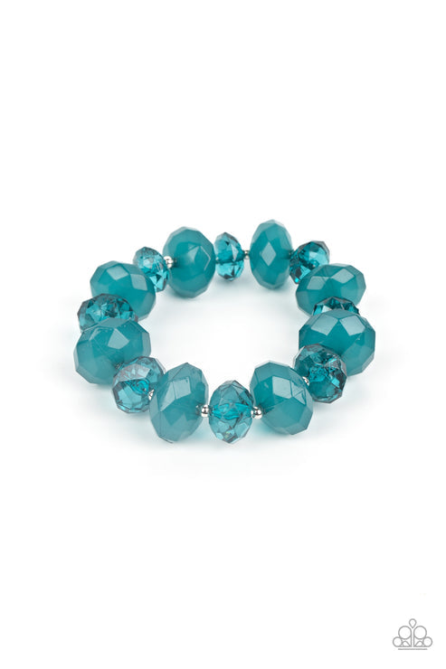 Keep GLOWING Forward Blue Bracelet (Orange 1099)