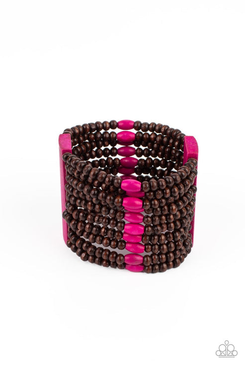 Tropical Trendsetter Pink Bracelet (Orange 1378)