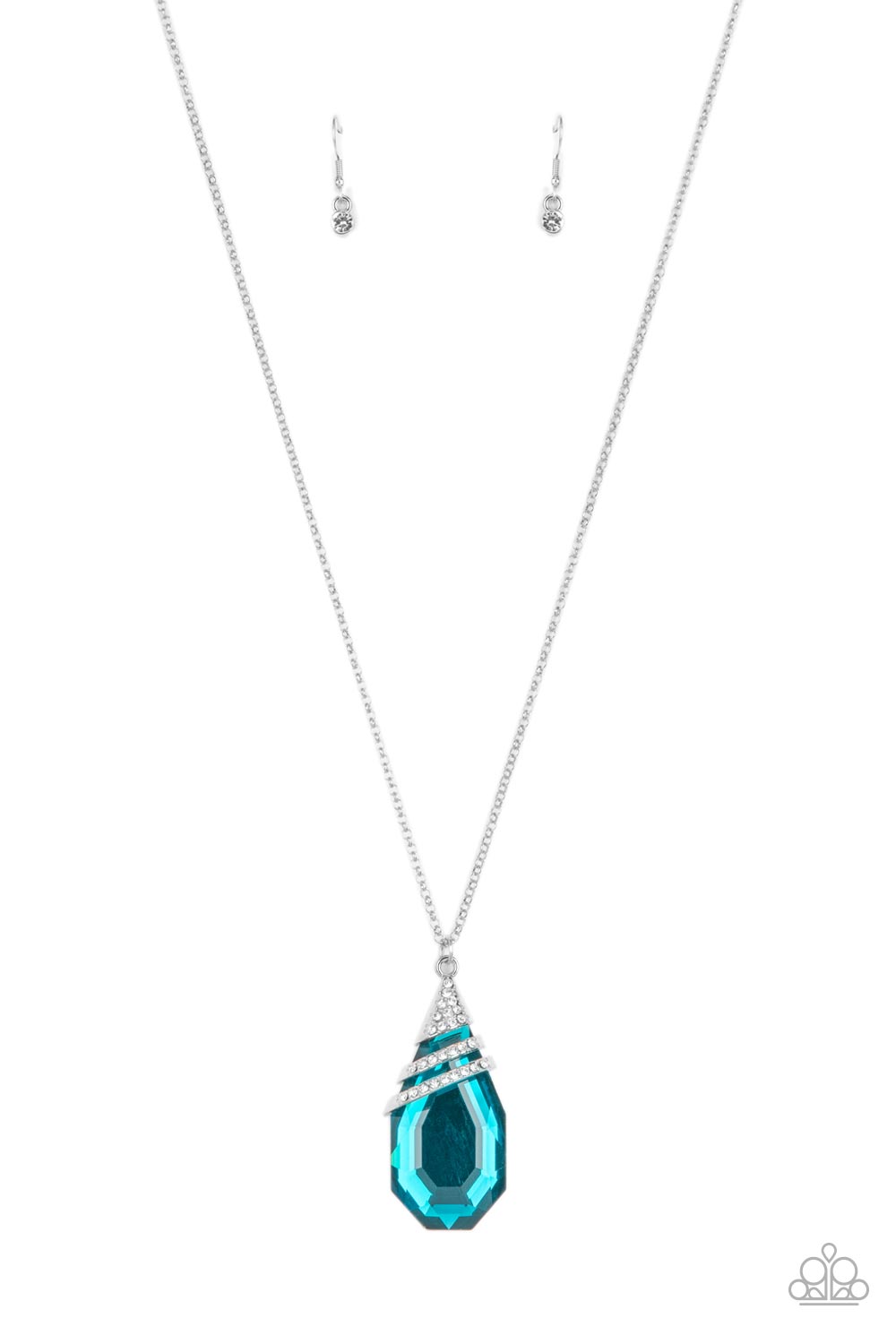 Demandingly Diva Blue Necklace (Orange 1552)