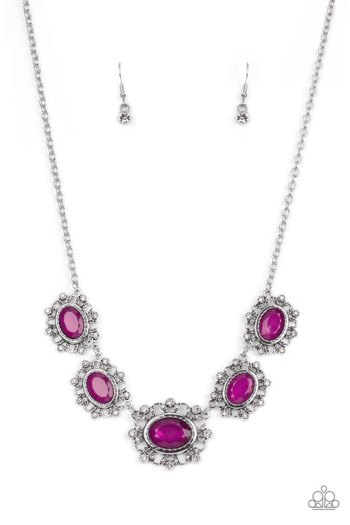 Meadow Wedding Purple Necklace (Green 24)