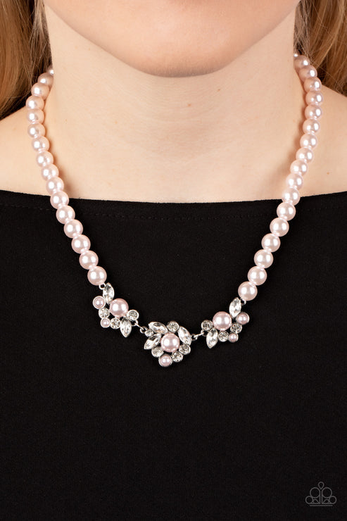 Royal Renditions Pink Necklace (Hot Pink 9)