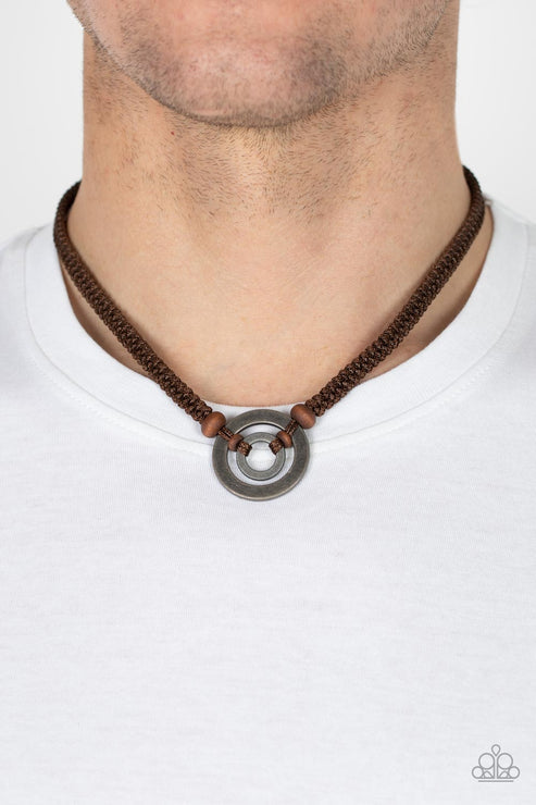 Rural Reef Brown Necklace (Orange 1083)