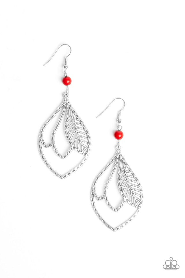 Absolutely Airborne Red Earrings (Red 97)