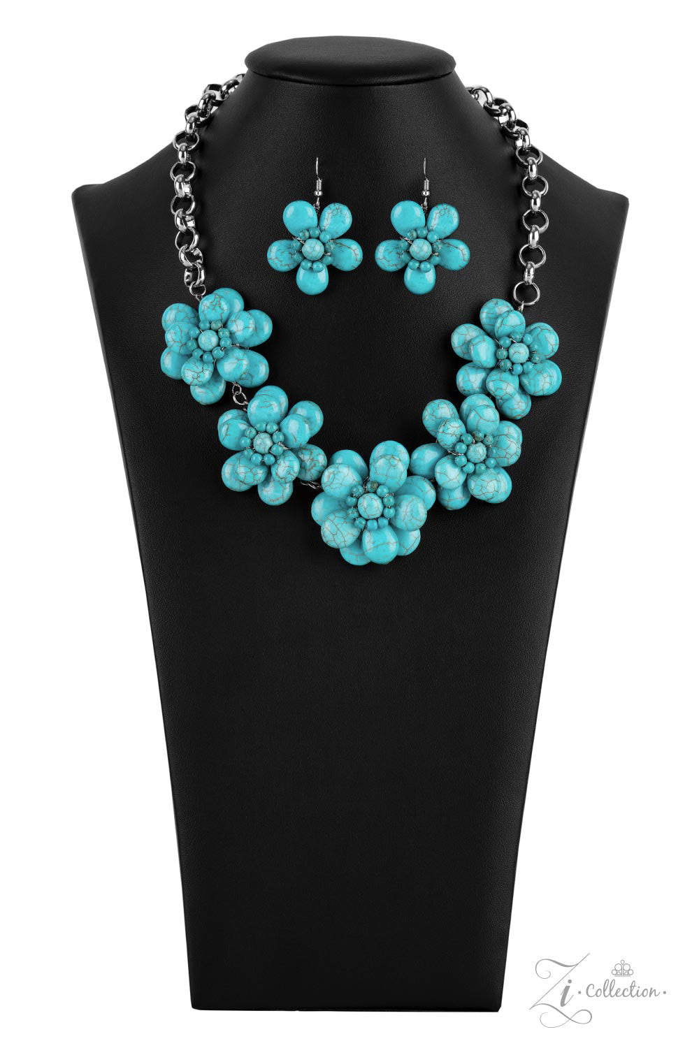 ZI Collection - Genuine - Blue Necklace (Orange 1979)