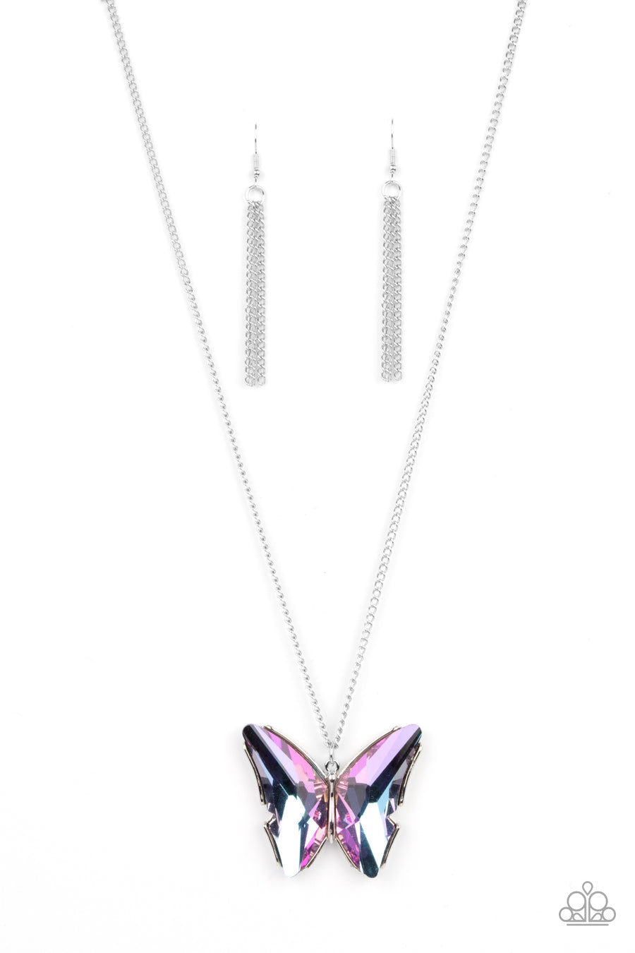 The Social Butterfly Effect Purple Necklace (Light Purple 4)