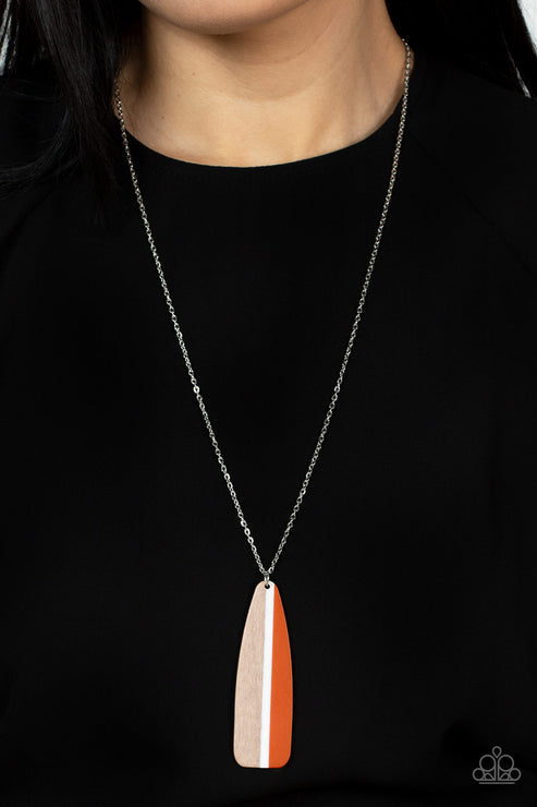 Grab a Paddle Necklace (Orange 1239)