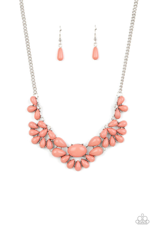 Paparazzi Accessories Secret GARDENISTA Pink Necklace (Hot Pink 11)