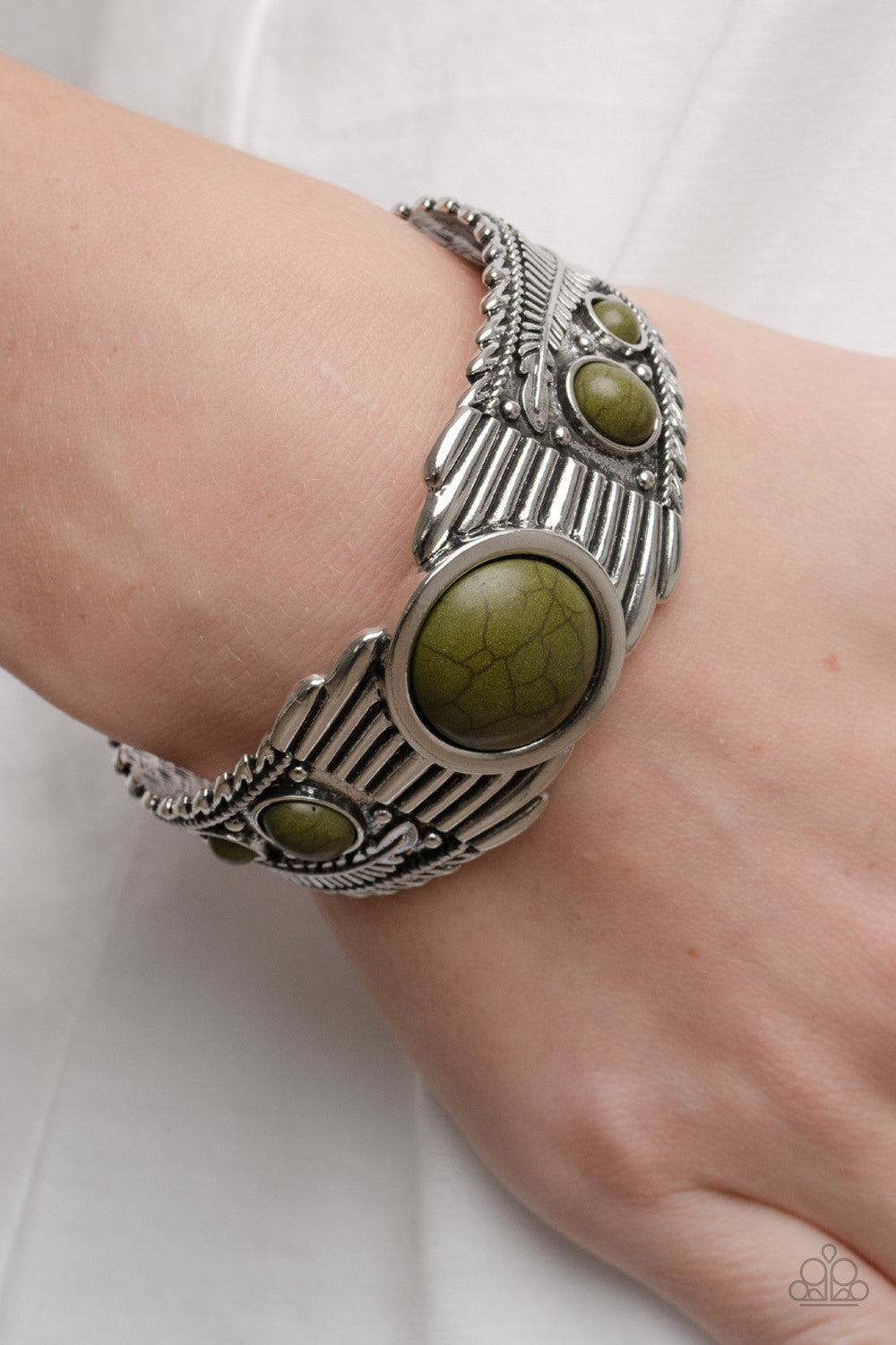 Mesquite Mesa Green Bracelet (Orange 1442)