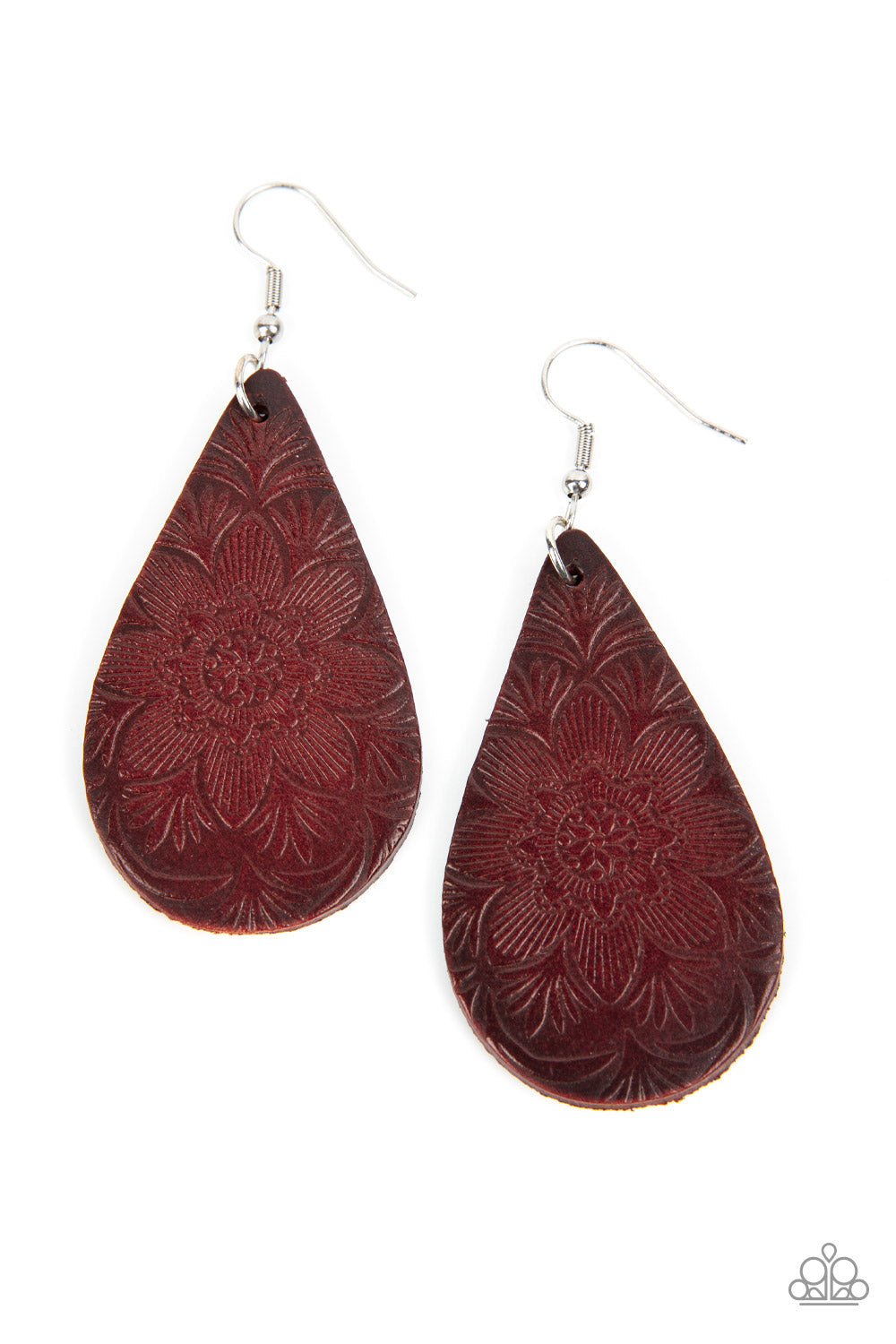 Subtropical Seasons Brown Earrings (Orange 1943)