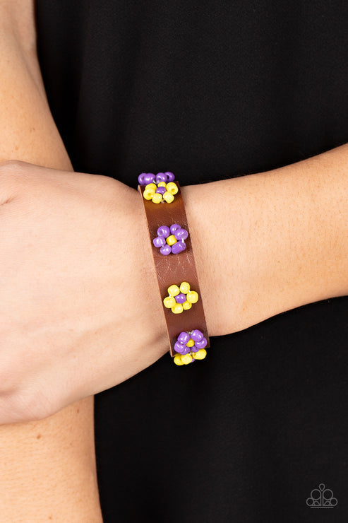 Flowery Frontier Purple Urban Bracelet (Orange 1155)