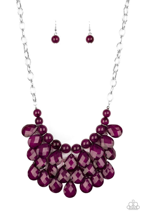 Paparazzi Accessories Sorry To Burst Your Bubble Purple Necklace (Purple 1023)