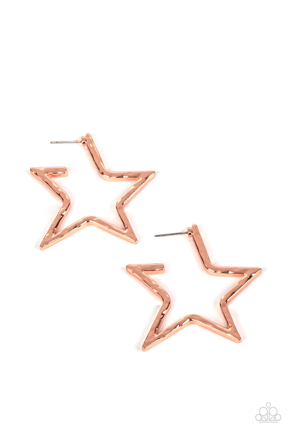 All-Star Attitude Copper Earrings (Yellow 114)