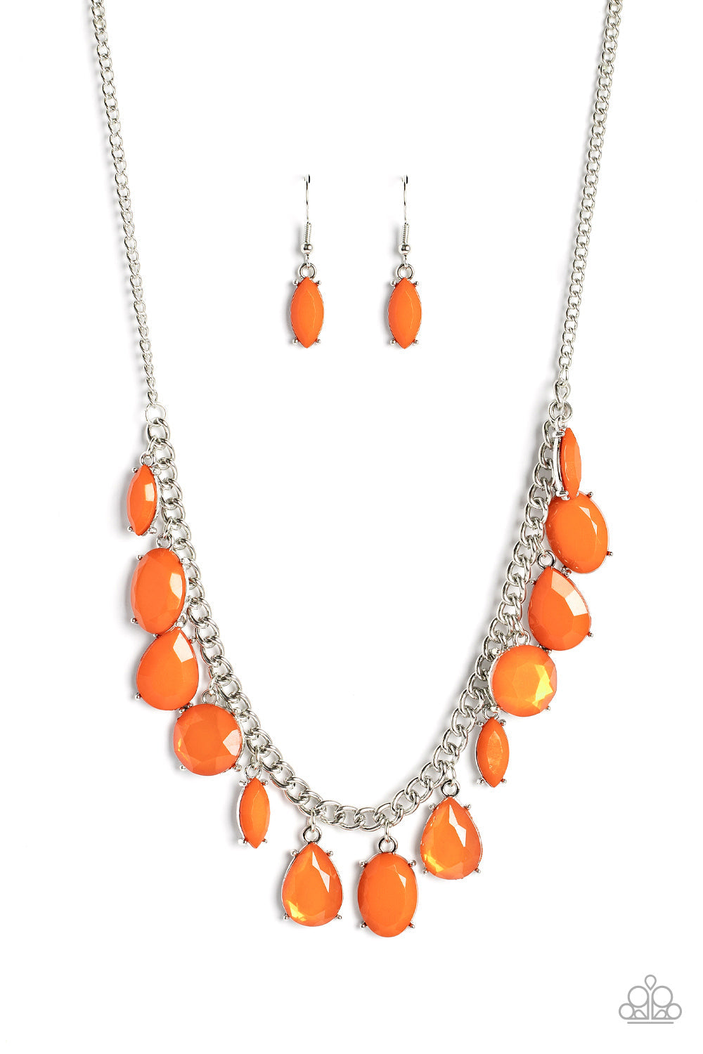 Fairytale Fortuity Orange Necklace (Yellow 1701)