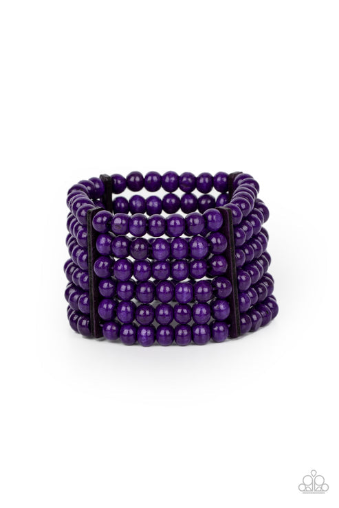 Tanning in Tanzania Purple Bracelet (Orange 1403)