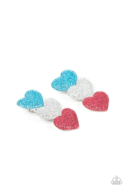 Love at First SPARKLE Multi Hair Clip (Orange 1492)