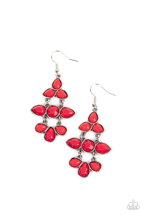 Bay Breezin' Red Earrings (Red 27)