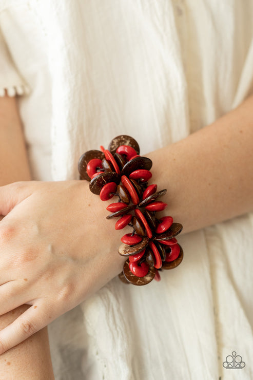 Caribbean Canopy Red Bracelet (Orange 1251)