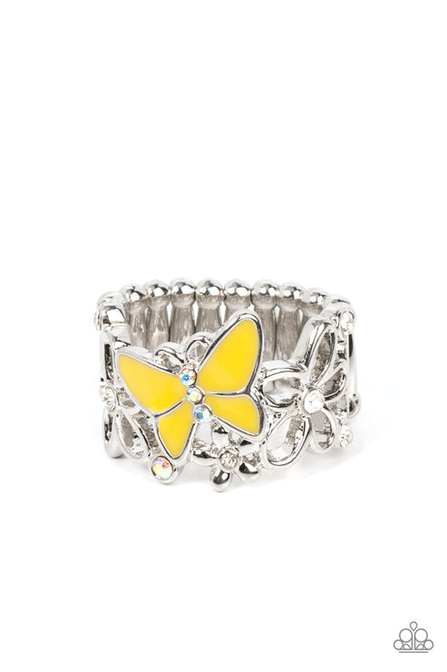 All FLUTTERED Up Yellow Ring (Yellow 98)