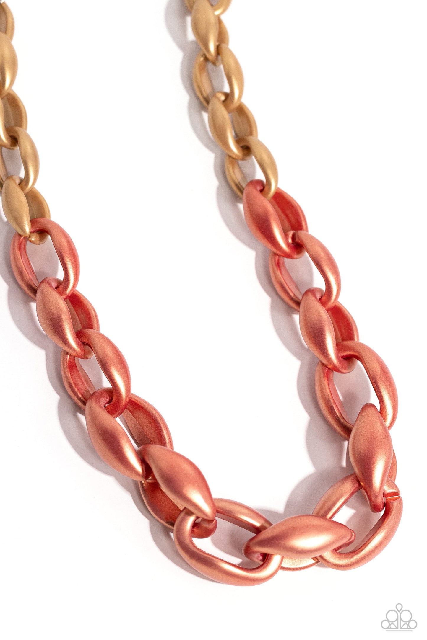 Statement Season Orange Necklace (Orange 1886)