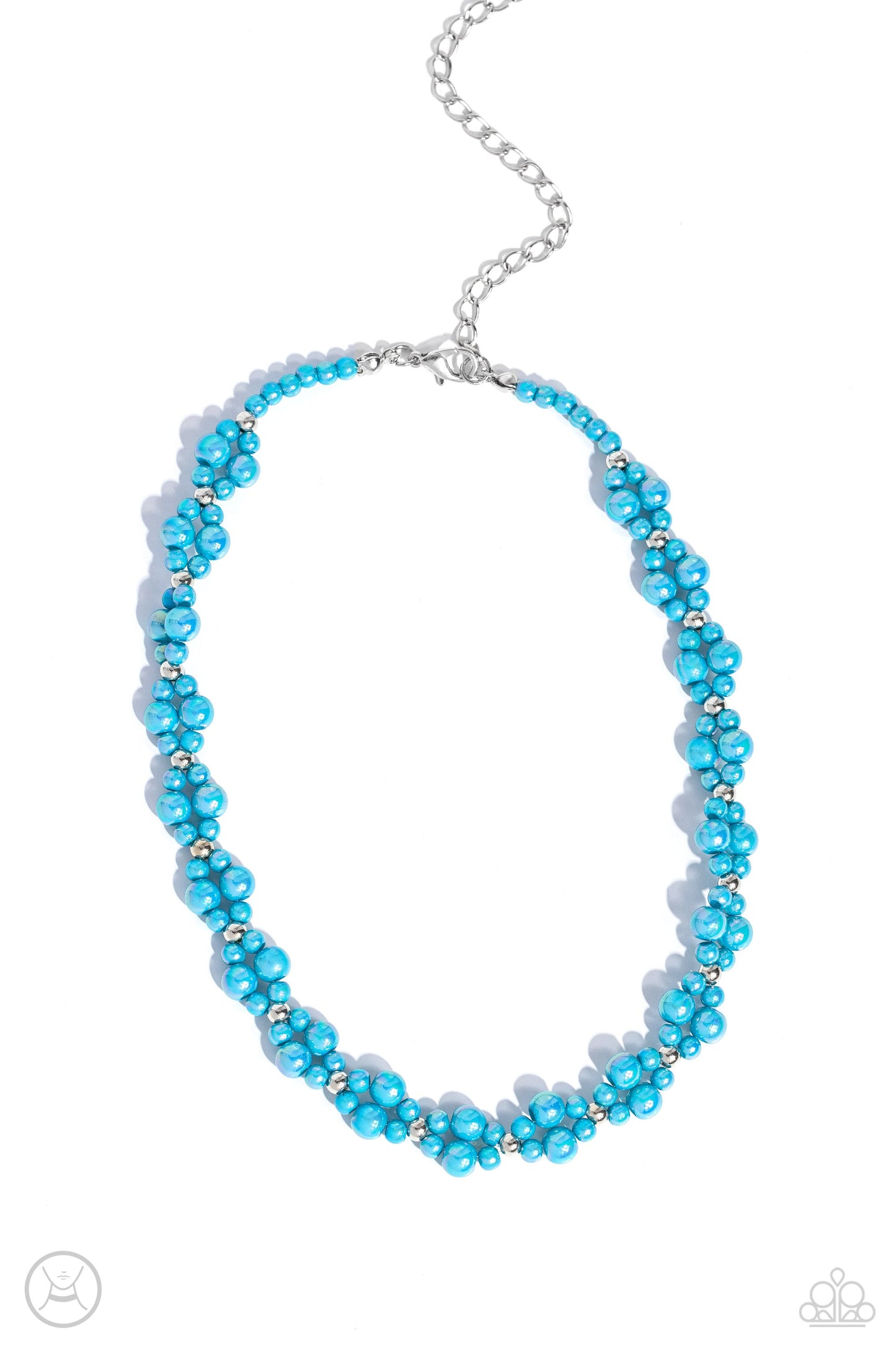 Dreamy Duchess Blue Necklace (Orange 1864)