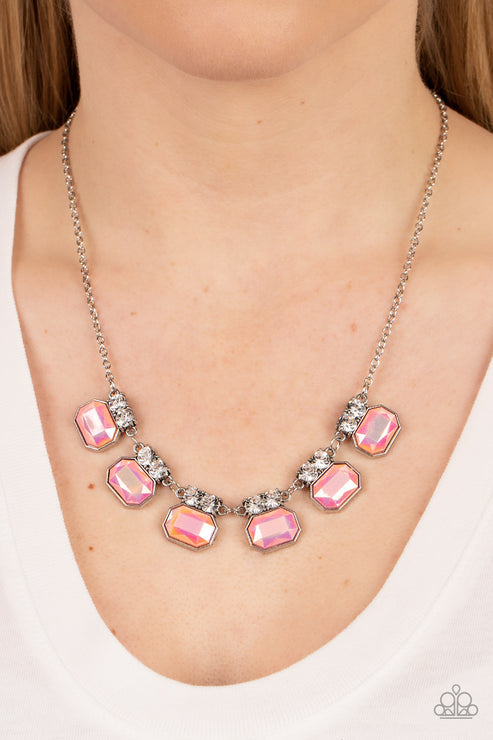 Interstellar Inspiration Pink Necklace (Hot Pink 8)