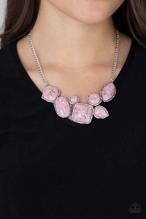 Paparazzi Accessories So Jelly Pink Necklace (Purple 1020)