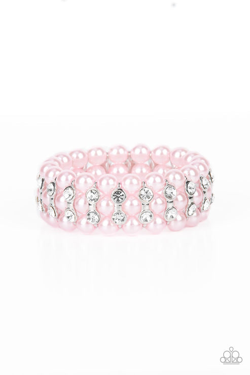 Eiffel Tower Tryst Pink Bracelet (Hot Pink 79)