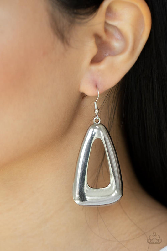 Irresistibly Industrial Silver Earrings (Spicy 101)