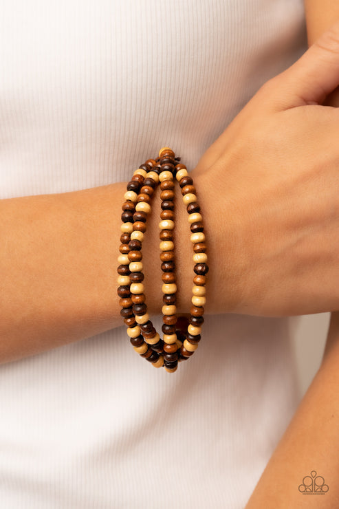 Oceania Oasis Brown Bracelet (Orange 1224)