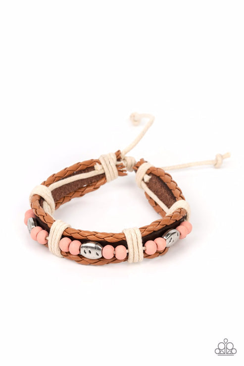 Lodge Luxe Pink Bracelet (Orange 1232)