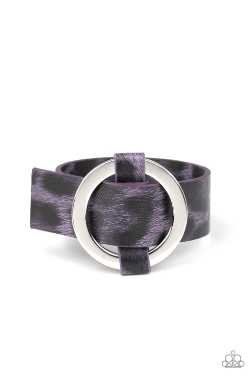 Jungle Cat Couture Purple Urban Bracelet (Orange 1714)