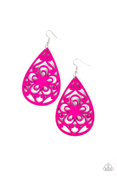 Marine Eden Pink Earrings (Orange 1565)