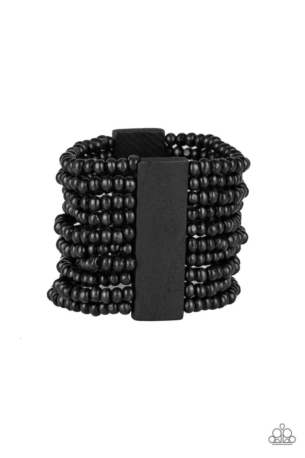 JAMAICAN Me Jam Black Bracelet (Orange 1395)