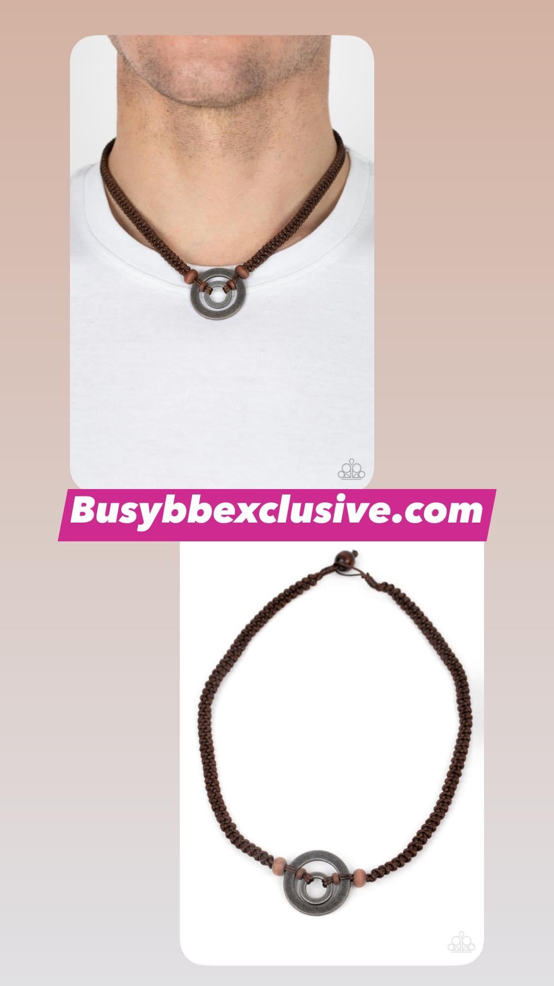 Rural Reef Brown Necklace (Orange 1083)