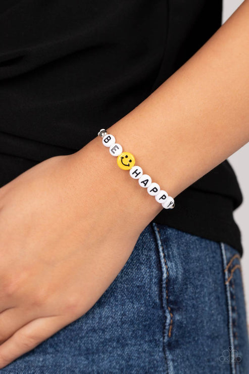 I Love Your Smile White Bracelet (Orange 1489)