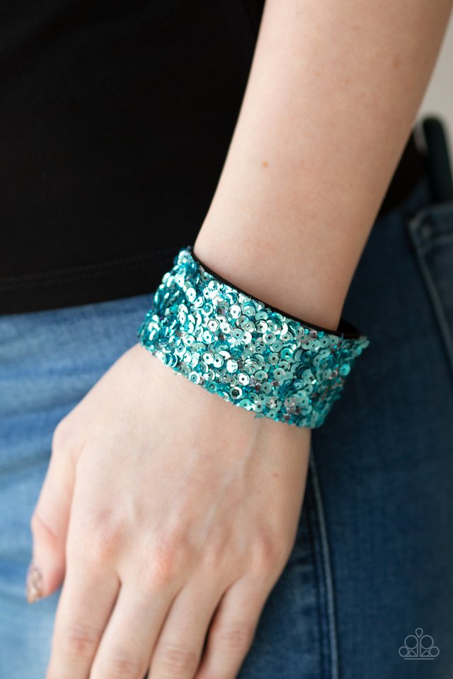 Starry Sequins Blue Bracelet (Orange 1974)