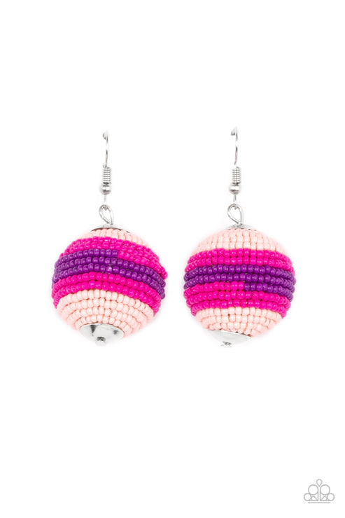 Zest Fest Pink Earrings (Orange 1173)