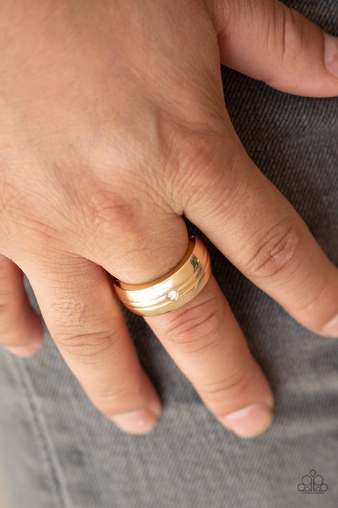 Leading Man Urban Gold Ring (Orange 1220)