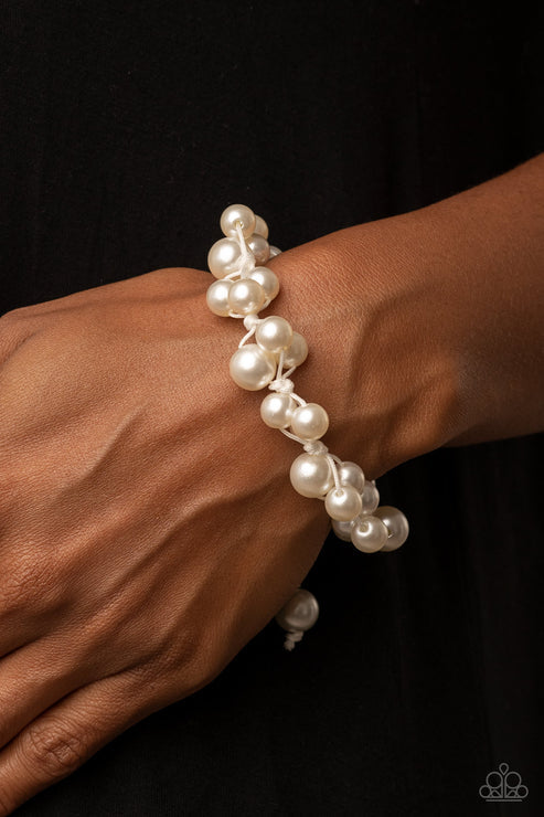 Vintage Versatility White Bracelet (Orange 1414)