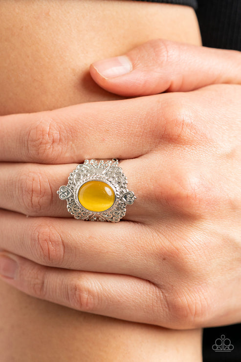 Delightfully Dreamy Yellow Ring (Orange 1576)