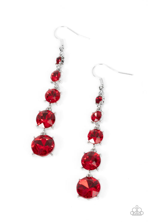 Red Carpet Charmer Red Earrings (Red 98)