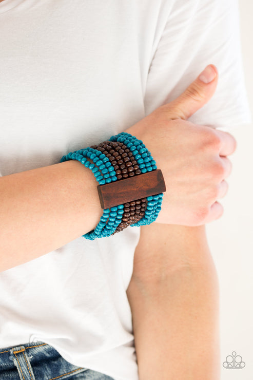 JAMAICAN Me Jam Blue Bracelet (Spicy 346)