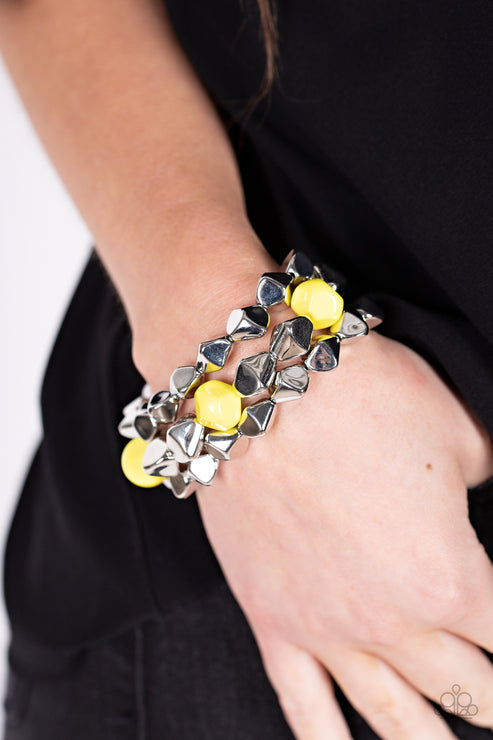 A Perfect TENACIOUS Yellow Bracelet (Orange 1236)