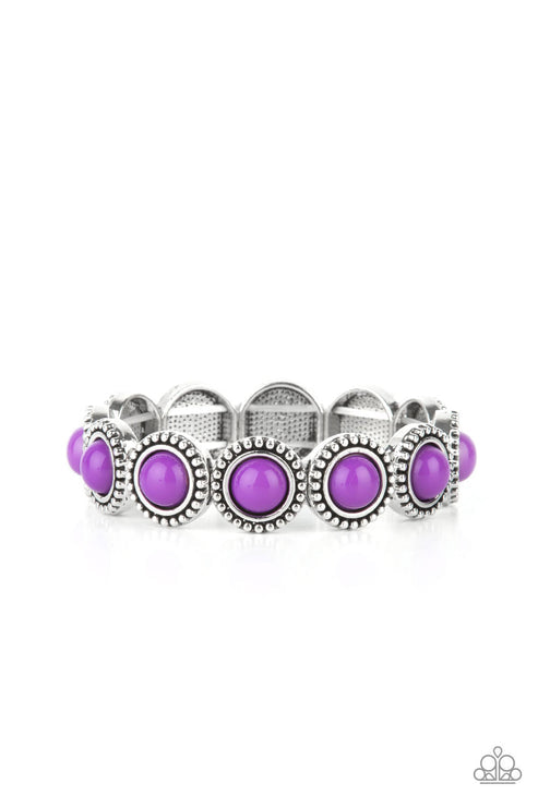 Paparazzi Accessories Polished Promenade Purple Bracelet (Purple 1009