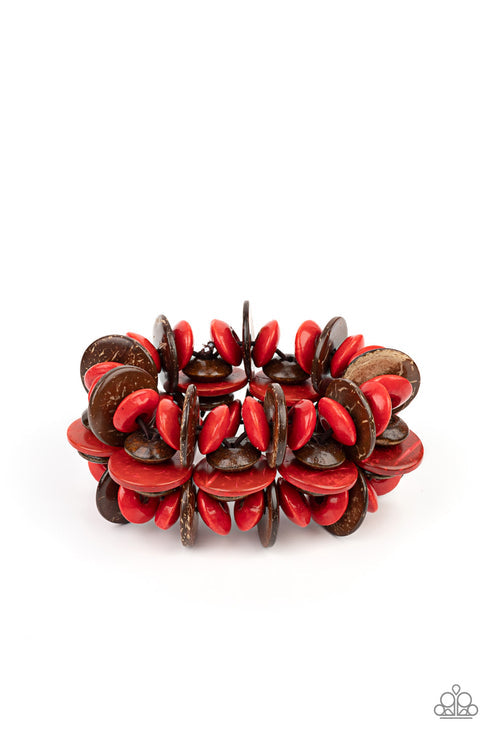 Caribbean Canopy Red Bracelet (Orange 1251)