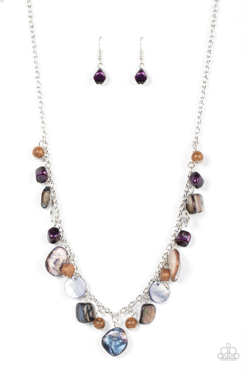 Caribbean Charisma Purple Necklace (Orange 1094)